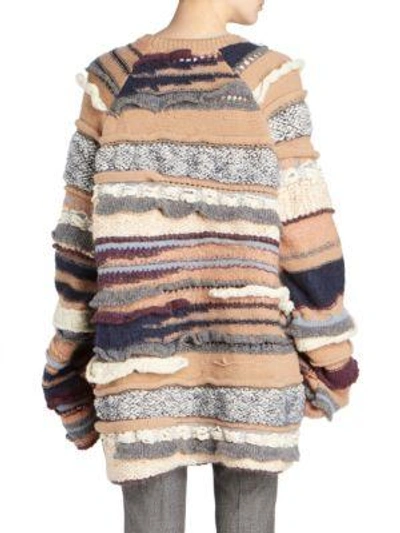 Shop Stella Mccartney Multi-knit Jumper