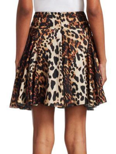 Shop We11 Done Leopard Print Flare Skirt