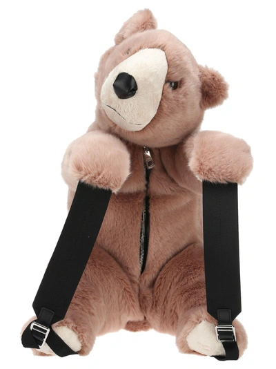 Shop Dolce & Gabbana Backpack Bear In Pink