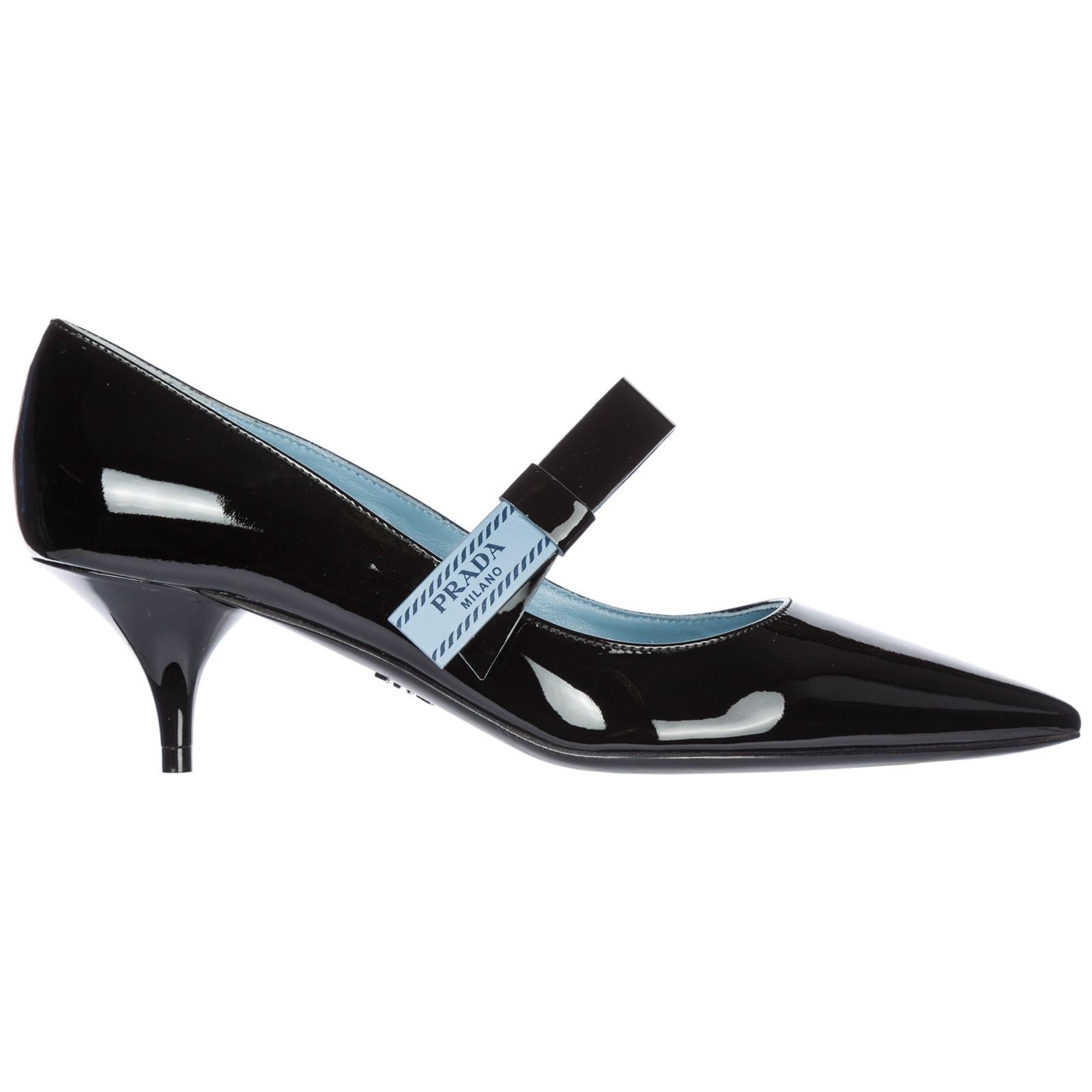 prada leather pumps