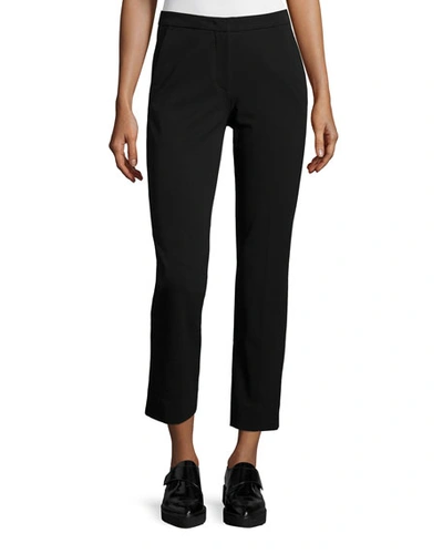 Shop Derek Lam Drake Slim-leg Cropped Pants In Black