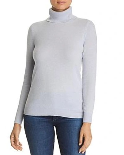 Shop C By Bloomingdale's Cashmere Turtleneck Sweater - 100% Exclusive In Powder Blue