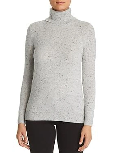 Shop C By Bloomingdale's Cashmere Turtleneck Sweater - 100% Exclusive In Gray Donegal
