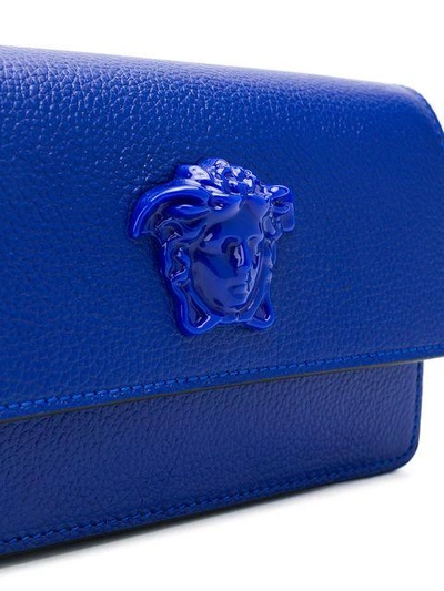 Shop Versace Palazzo Evening Bag - Blue
