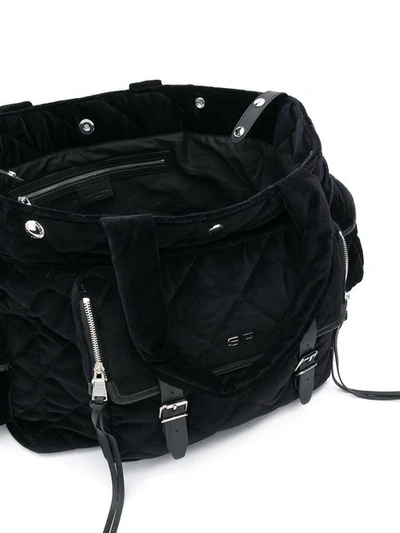 Shop Sonia Rykiel Maxi Tote Bag In Black