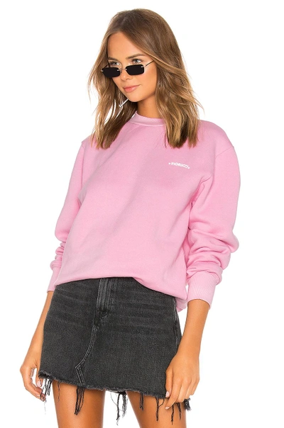 Shop Fiorucci Star Emblem Pullover In Pink. In Bubblegum Light