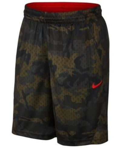 Shop Nike Men's Challenger Dry Mesh 7" Running Shorts In Olive Flake