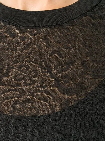 Shop Michael Michael Kors Floral Pattern Sweatshirt In Black