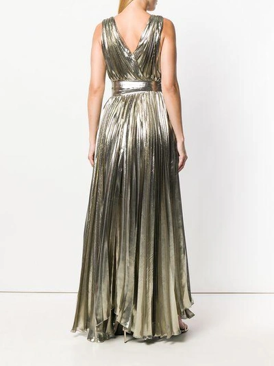 Shop Maria Lucia Hohan Diya Dress In Metallic