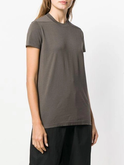 Shop Rick Owens Drkshdw Classic Fitted T In Grey