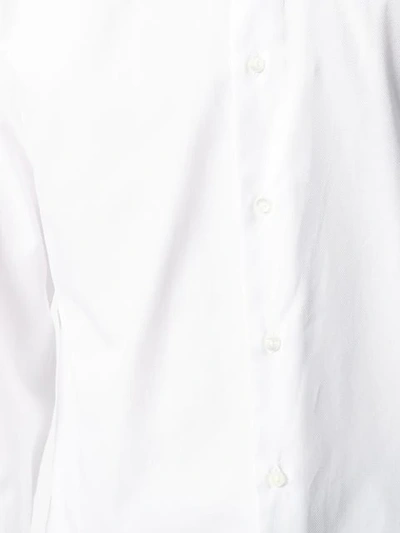 Shop Canali Klassisches Hemd - Weiss In White