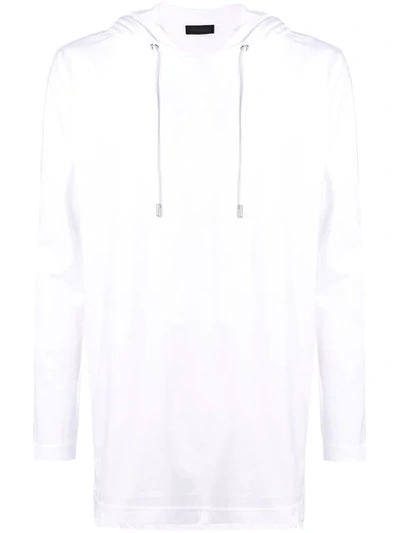 Shop Diesel Black Gold Relaxed Fit Hoodie - White