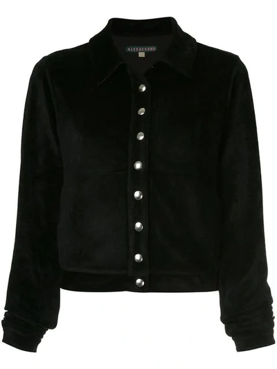 Shop Alexa Chung Shirt Jacket In Black