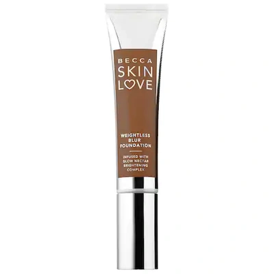 Shop Becca Skin Love Weightless Blur Foundation Mahogany 1.23 oz/ 35 ml