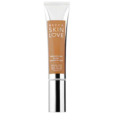 Shop Becca Skin Love Weightless Blur Foundation Amber 1.23 oz/ 35 ml