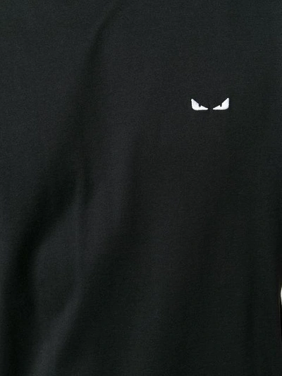 Shop Fendi Bag Bugs Eyes T-shirt - Black