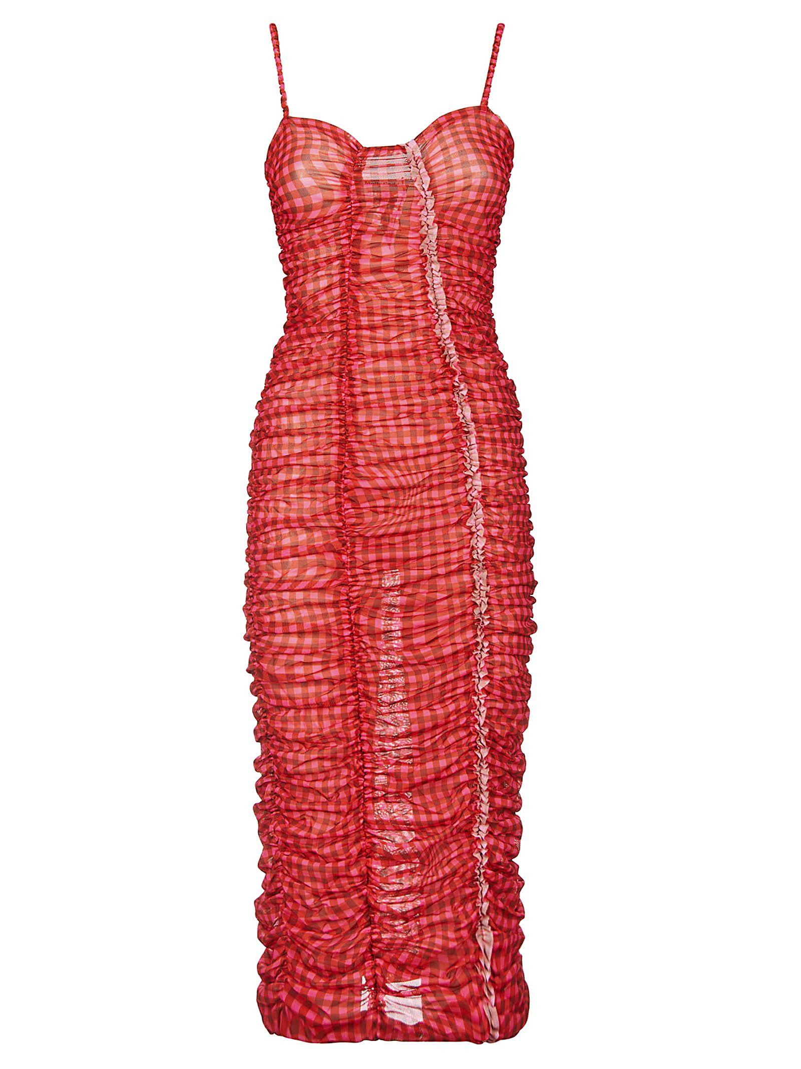 molly goddard red dress