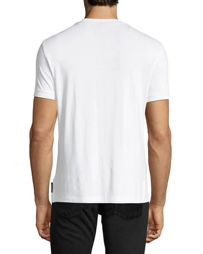 Shop Emporio Armani Basic Crewneck T-shirt In White