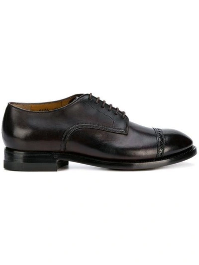 Shop Silvano Sassetti Testa Di Moro Oxford Shoes - Black