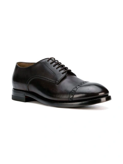 Shop Silvano Sassetti Testa Di Moro Oxford Shoes - Black