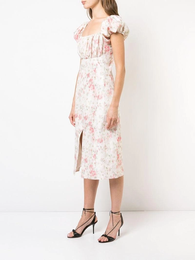 Shop Brock Collection Floral-print Dress - Pink