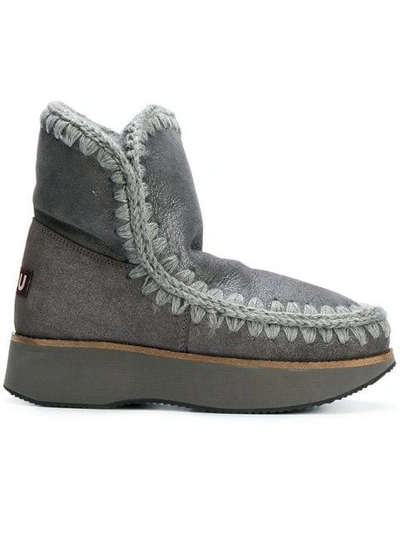 Shop Mou Running Eskimo Boots - Grey