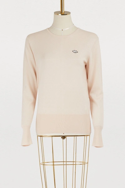 Shop See By Chloé Signature Bisou Sweater In Ivory Rose