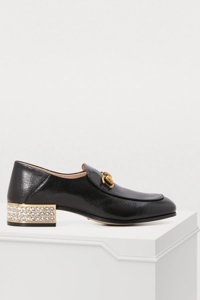 Shop Gucci Mister Loafers In Black