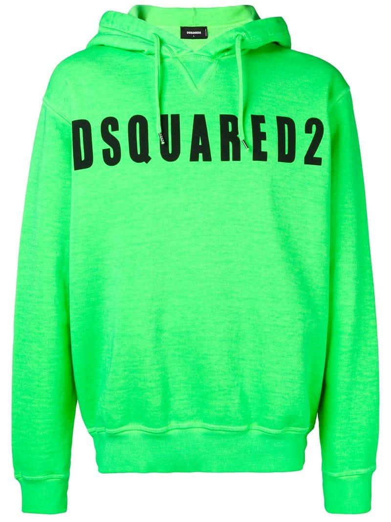 Dsquared2 Hoodie In Green | ModeSens
