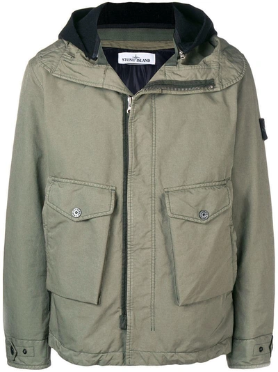 Shop Stone Island David-tc Primaloft® Insulated Jacket In Green
