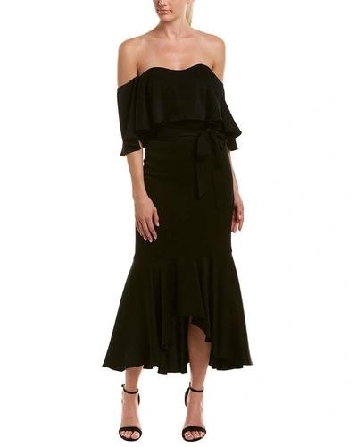 Shop Shoshanna Gown In Black