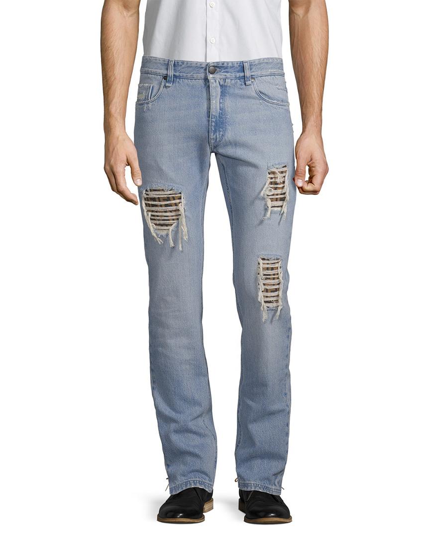 fendi ripped jeans