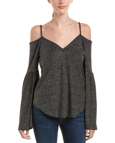 Shop Chaser Glitter Top In Black