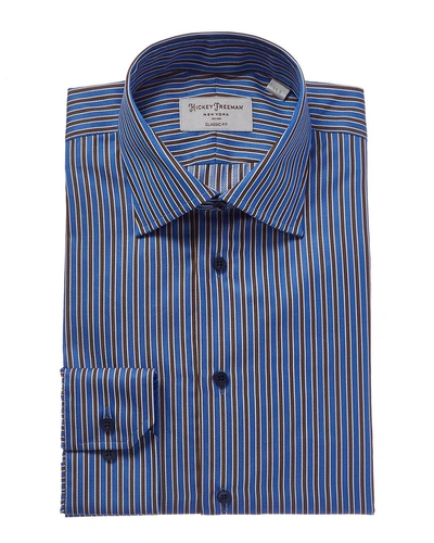 Shop Hickey Freeman Classic Fit Dress Shirt In Blue