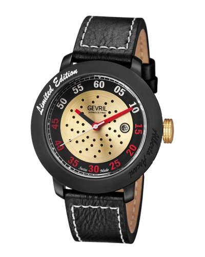 Shop Gevril Alberto Ascari Limited Edition Watch In Nocolor