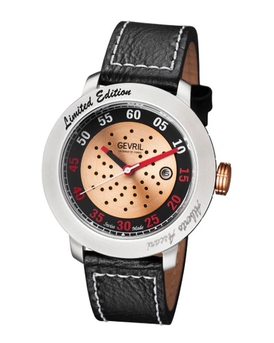 Shop Gevril Alberto Ascari Limited Edition Watch In Nocolor