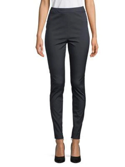 Shop Valentino Banded Skinny Pants In Poudre