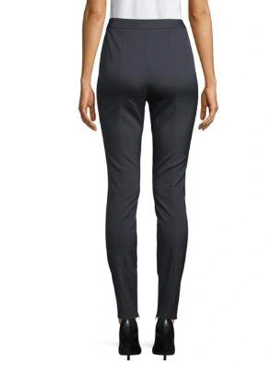 Shop Valentino Banded Skinny Pants In Poudre