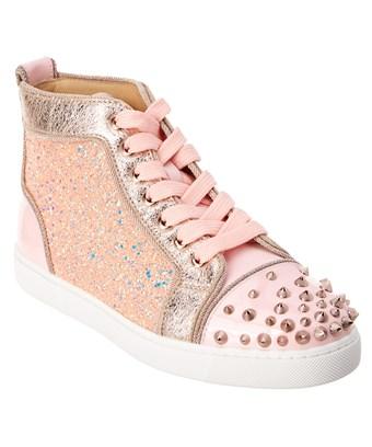 pink louboutin sneakers
