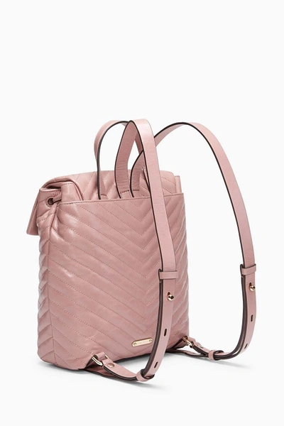 Shop Rebecca Minkoff Edie Flap Backpack In Mink