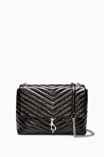 Shop Rebecca Minkoff Black Flap Over Crossbody Bag | Flap Shoulder Bag |