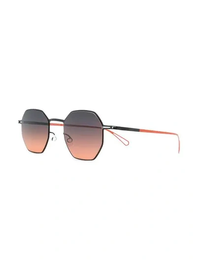 octagonal frame sunglasses