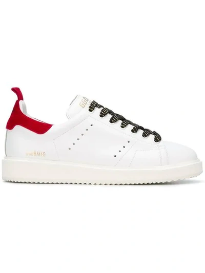 Shop Golden Goose Starter Sneakers In White