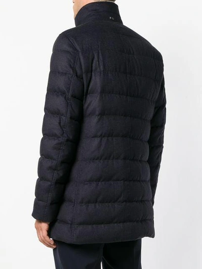 padded high-neck coat
