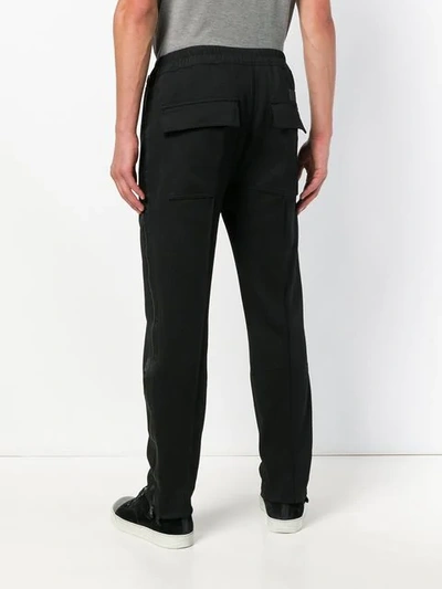 Shop Tom Ford Drawstring Track Trousers In Black