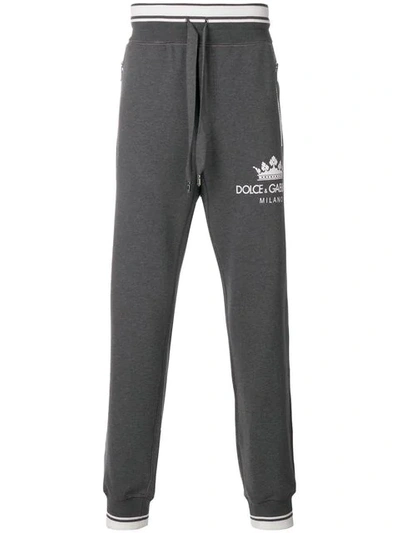 Shop Dolce & Gabbana Track Trousers - Grey