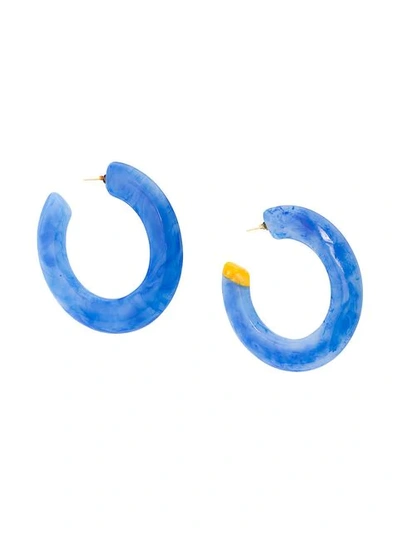 Shop Cult Gaia Hoop Earrings - Blue
