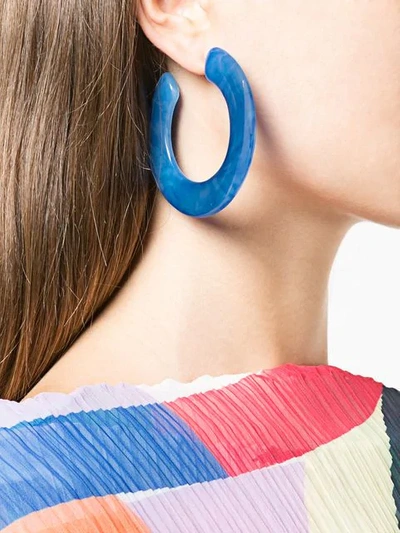 Shop Cult Gaia Hoop Earrings - Blue
