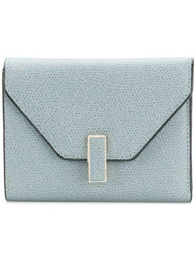 Shop Valextra Envelope Purse - Blue
