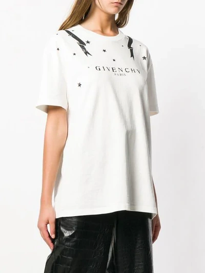 Shop Givenchy T-shirt Mit Print - Weiss In White